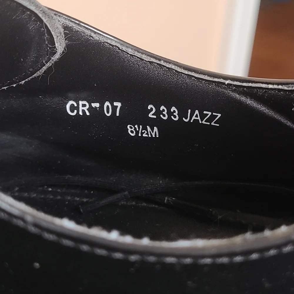 Jos A Bank Men's Black Leather Oxford Dress Shoes